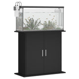 Vidaxl Aquarium Standard 81x36x73 cm Black in legno elaborato