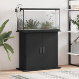 Vidaxl Aquarium Standard 81x36x73 cm Forarbejdet træ sort