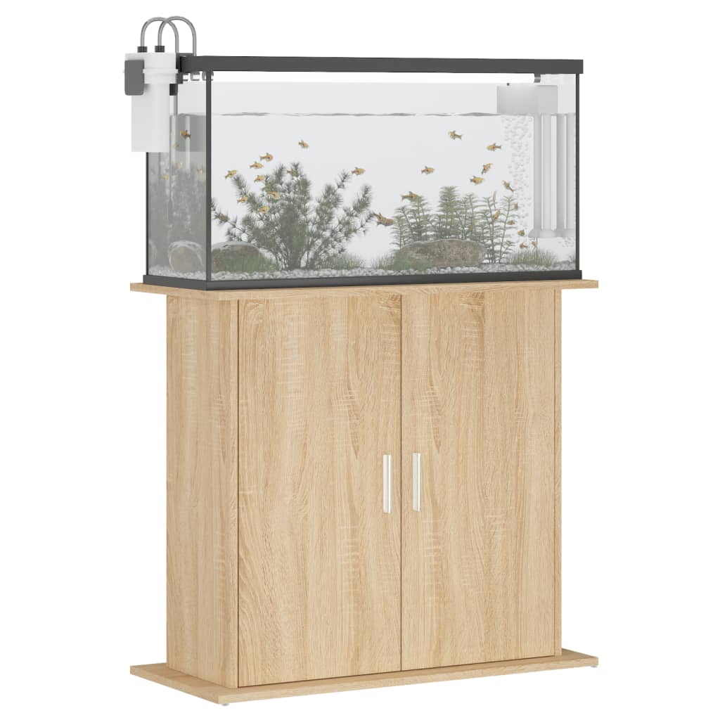 Vidaxl Aquarium Standard 81x36x73 cm Processed wood Sonoma Oak colored