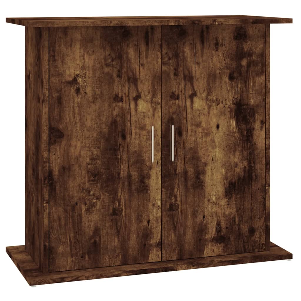 Vidaxl Aquarium Standard 81x36x73 cm Processed wood Bloked oak colored