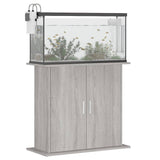 VIDAXL Aquarium Standard 81x36x73 cm Behandlet tre grå sonoma eik