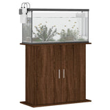 Vidaxl Aquarium Standard 81x36x73 cm Zpracované dřevěné hnědé dubové barvy