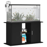 Vidaxl Aquarium Standard 101x41x58 cm verarbeitetes Holz schwarz