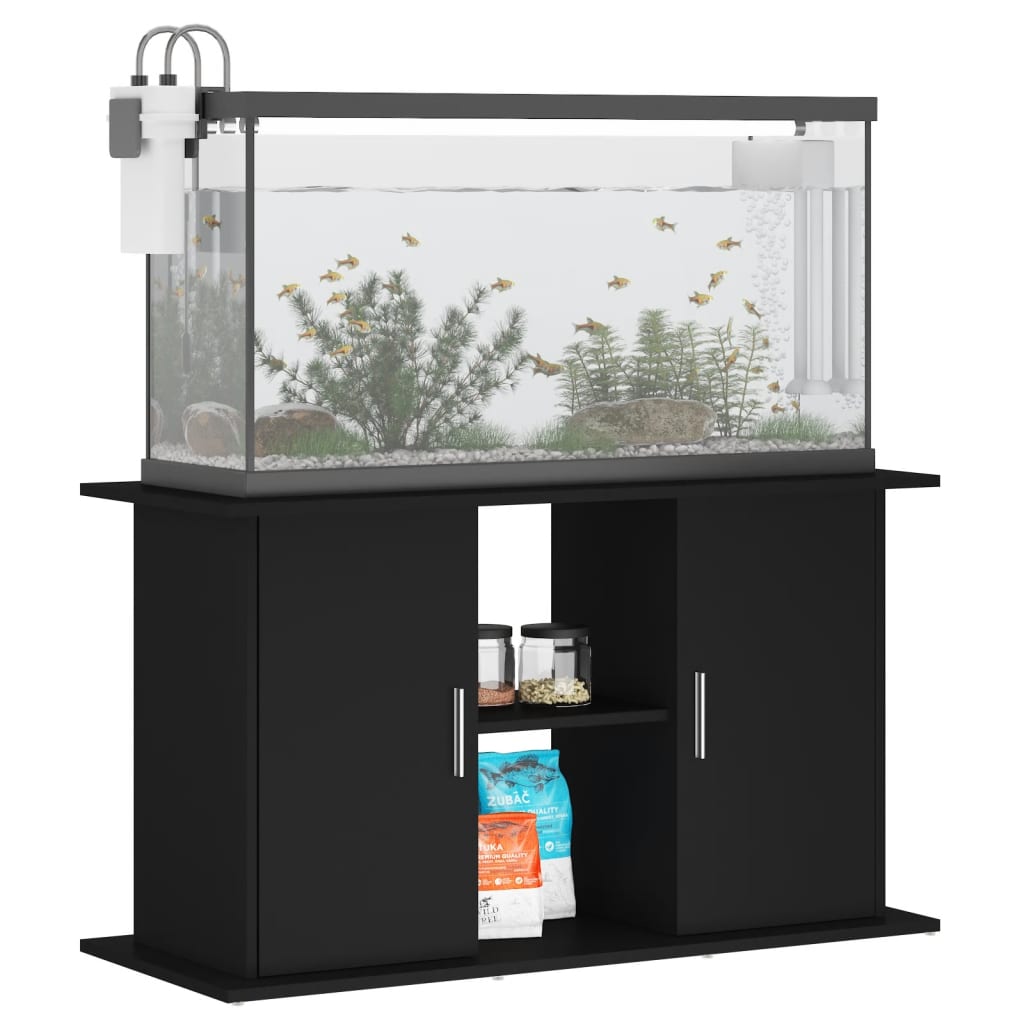 Vidaxl Aquarium Standard 101x41x58 cm de madera procesada negra