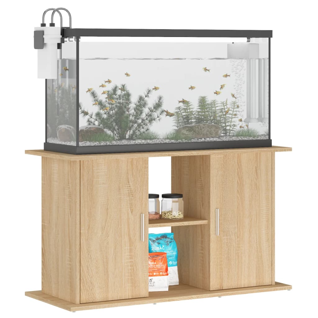 Vidaxl Aquarium Standard 101x41x58 cm veraarbechte Holz Sonoma oak faarweg