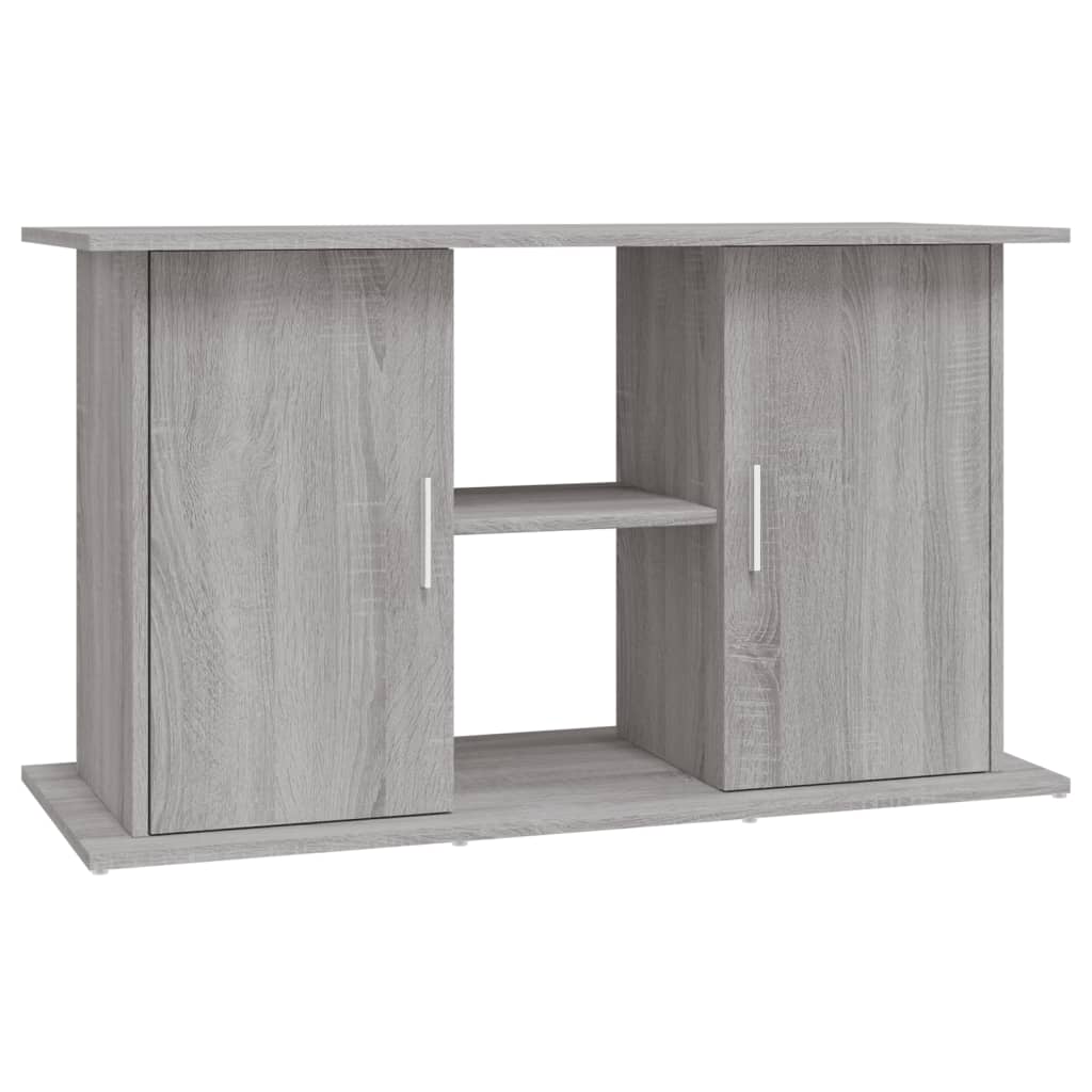 Estándar de Aquarium Vidaxl 101x41x58 cm de madera procesada Grey Soma Oak