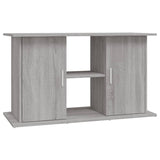 Estándar de Aquarium Vidaxl 101x41x58 cm de madera procesada Grey Soma Oak