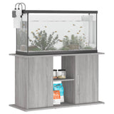 Estándar de Aquarium Vidaxl 101x41x58 cm de madera procesada Grey Soma Oak