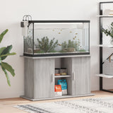 Estándar de Aquarium Vidaxl 101x41x58 cm de madera procesada Grey Soma Oak