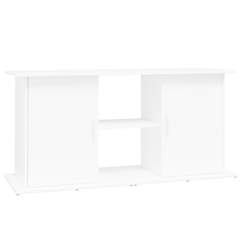 Estándar de Aquarium Vidaxl 121x41x58 cm de madera procesada blanca