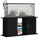 VIDAXL Aquarium Standard 121x41x58 cm Behandlet tre svart