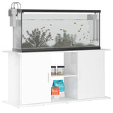 Vidaxl Aquarium Standard 121x41x58 cm Bois de bois à haut brillant blanc