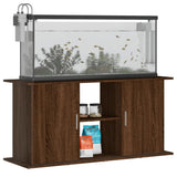 VIDAXL Aquarium Standard 121x41x58 cm verarbeitete Holzbraune -Eichenfarbe