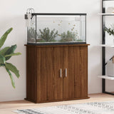 Vidaxl Aquarium Standard 81x36x73 cm Zpracované dřevěné hnědé dubové barvy