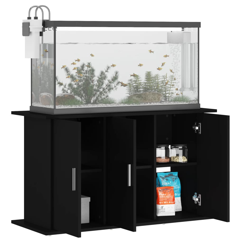 Vidaxl Aquarium Standard 101x41x58 cm de madera procesada negra