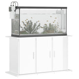 Estándar de Aquarium Vidaxl 101x41x58 cm de madera procesada de alto brillo blanco