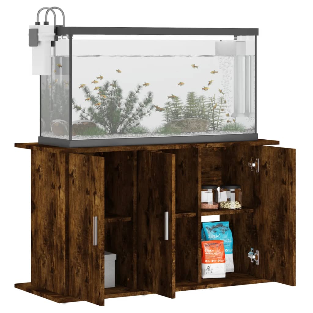 Vidaxl Aquarium Standard 101x41x58 cm Colore di quercia fumato a legna