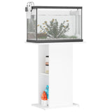 Vidaxl Aquarium Standard 60,5x36x72.5 cm przetworzony drewniany biały