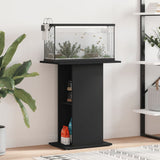 Vidaxl Aquarium Standard 60,5 x 36 x 72,5 cm verarbeitetes Holzschwarz