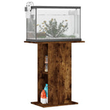 Vidaxl Aquarium Standard 60.5x36x72,5 cm Forarbejdet træ Røget eg