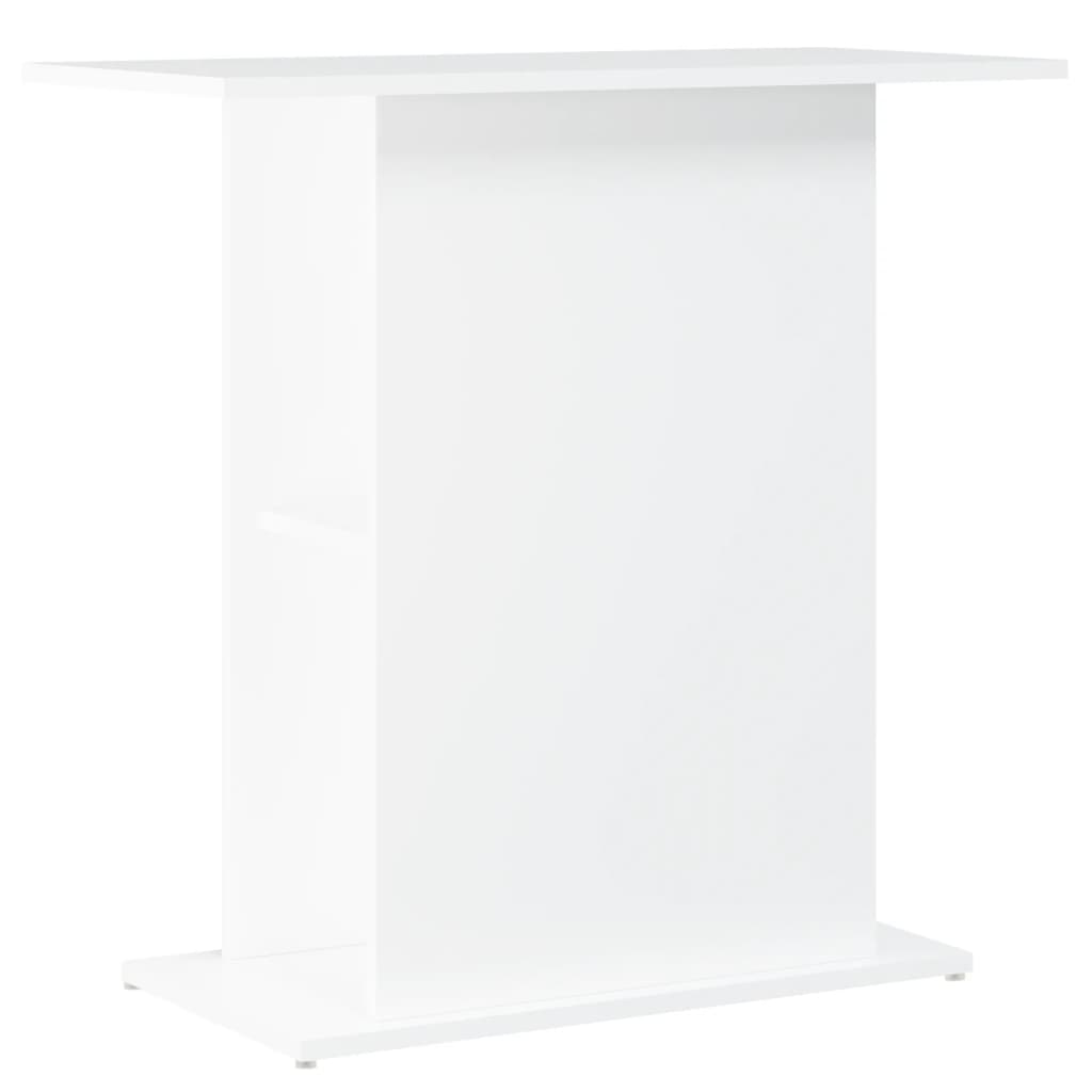 Vidaxl Aquarium Standard 75x36x72,5 cm Bianco in legno elaborato