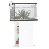 Vidaxl Aquarium Standard 75x36x72,5 cm Bianco in legno elaborato