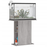 Vidaxl Aquarium Standard 75x36x72.5 cm bearbetad trägrå sonoma