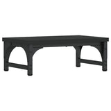 Vidaxx Monitorständer 37x23x14 cm, lackiertes Holz schwarz