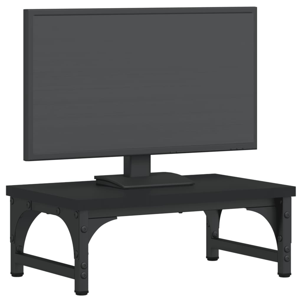 Vidaxl Monitor Standard 37x23x14 cm zpracované dřevo černé