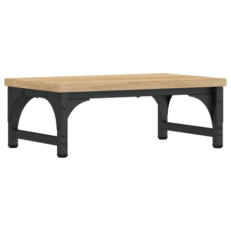 Vidaxxl Monitorständer 37x23x14 cm, fertiges Holz Sonoma-Eiche-farbig