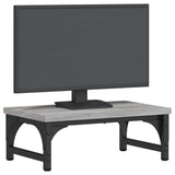 Vidaxl Monitor Standard 37x23x14 cm verarbeiteter Holzgrau Sonoma Eiche