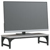 Vidaxl Monitor Standard 55x23x14 cm verarbeiteter Holzgrau Sonoma -Eiche