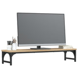 Vidaxl Monitor Standard 85x23x15,5 cm verarbeitetes Holz Sonoma Eiche -Colored