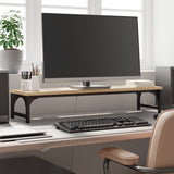 Vidaxl Monitor Standard 85x23x15,5 cm verarbeitetes Holz Sonoma Eiche -Colored