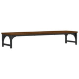 VIDAXL Monitor Standard 85x23x15.5 cm verarbeitete Holzbraune -Eichenfarbe
