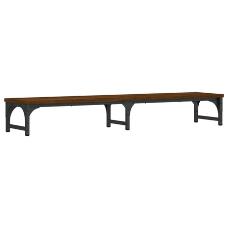 Vidaxl Monitor steht 105x23x15,5 cm verarbeitete Holzbraune -Eichenfarbe