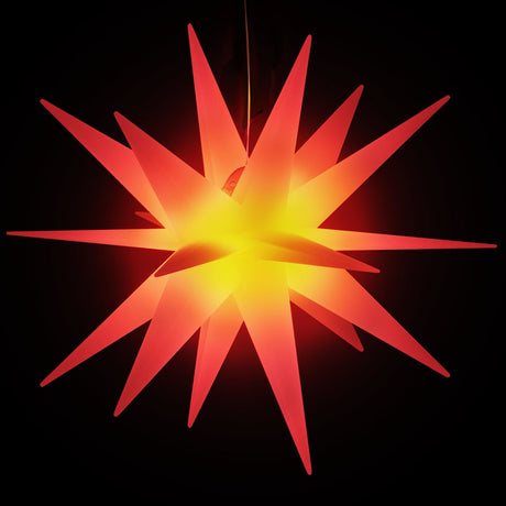 Vidaxx Weihnachtslampe mit LED klappbar 57 cm rot