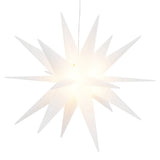 Vidaxl Weihnachtslampe mit LED faltbar 57 cm Weiß