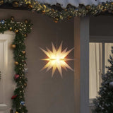 Vidaxl Weihnachtslampe mit LED faltbar 57 cm Weiß