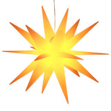 Vidaxx Weihnachtslampe mit LED klappbar 100 cm gelb