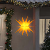 Vidaxx Weihnachtslampe mit LED klappbar 100 cm gelb