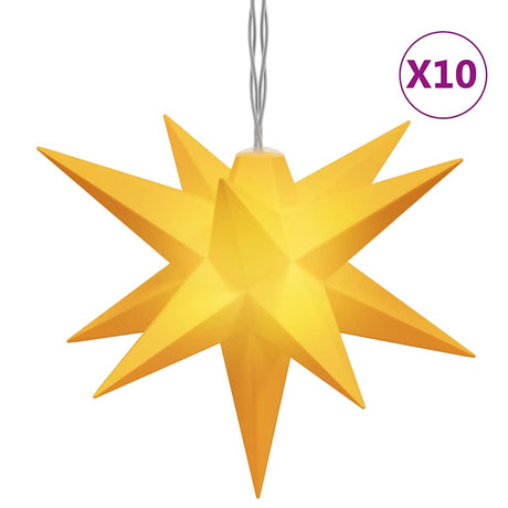 Vidaxl Weihnachtslampe 10 LEDs 10 cm Gelb