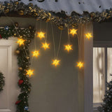 Vidaxl Weihnachtslampe 10 LEDs 10 cm Gelb