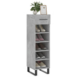 Vidaxl schoenenkast 30x35x105 cm bewerkt hout betongrijs