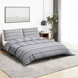 Vidaxl Duvet Crossing Set 200x200 cm Baumwollgrau