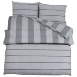 Vidaxl Duvet Overray Set 200x220 cm bomullsgrå