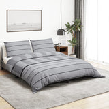 Vidaxl Duvet Overray Set 200x220 cm bomullsgrå