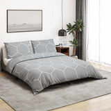Vidaxl Duvet Crossing Set 200x200 cm Baumwollgrau