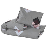 Vidaxl Duvet Overray Set 140x200 cm bomullsgrå