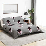 Vidaxx Bettbezug-Set 140x200 cm Baumwolle grau